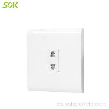 Bezpečný vnitřní 1Gang 2Pin Socket Outlet CB certifikace